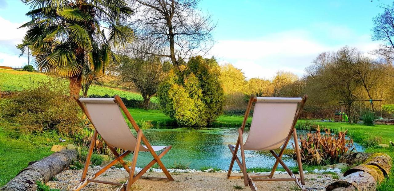 Le Vieux Moulin Gites - Detached Cottage With Garden Views And Pool Guégon 외부 사진