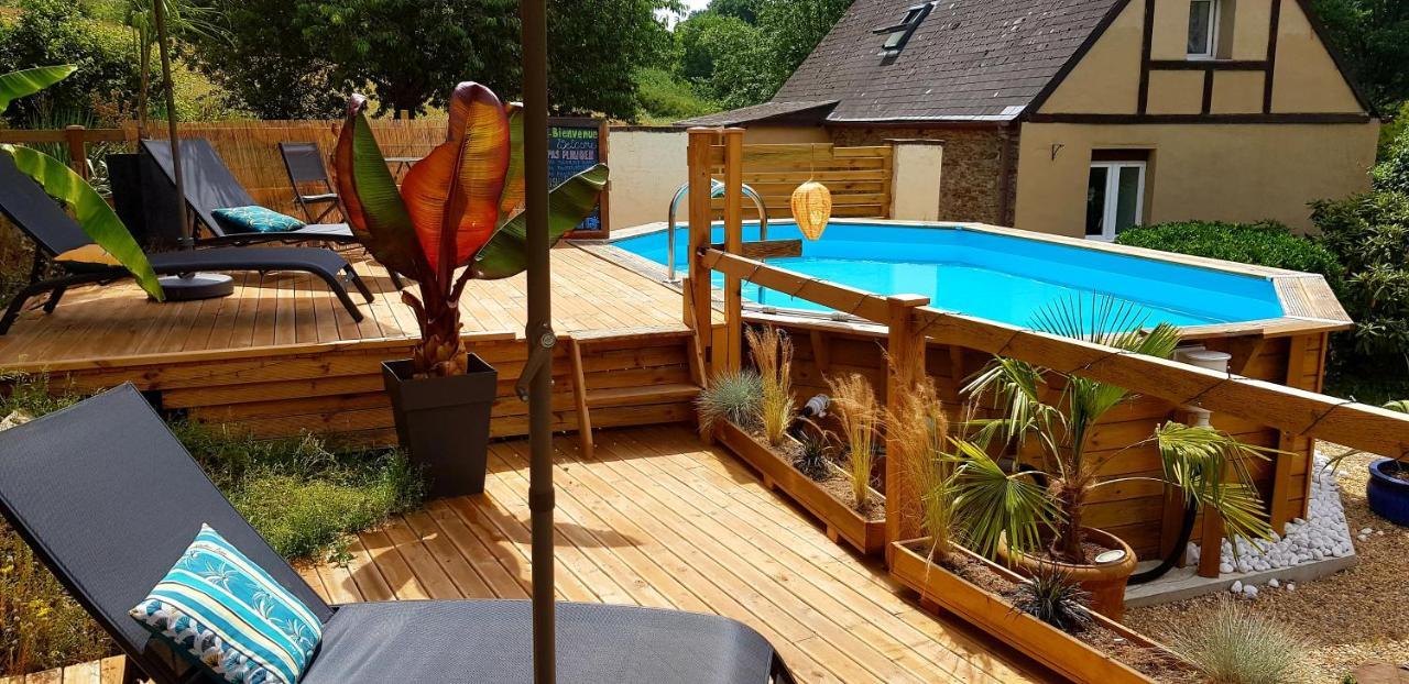 Le Vieux Moulin Gites - Detached Cottage With Garden Views And Pool Guégon 외부 사진